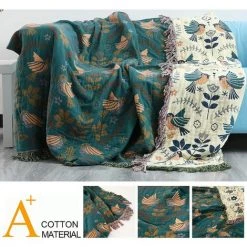 LITZEE Couvre-lit Boho Double Face 200 Cm X 230 Cm, Couverture Douillette à Franges, Couvre-lit En Coton, Motif De Couverture De Canapé, Couverture Réversible Pour Regarder La Télévision Ou Faire La Sieste Sur Le Canapé, Lit Simple 11 LITZEE Couvre-lit Boho Double Face 200 Cm X 230 Cm, Couverture Douillette à Franges, Couvre-lit En Coton, Motif De Couverture De Canapé, Couverture Réversible Pour Regarder La Télévision Ou Faire La Sieste Sur Le Canapé, Lit Simple -Plaid et couverture Soldes 61334963 5