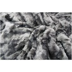 Couverture En Cuir Fausse Fourrure 130x170 Cm - Acomoda Textil. -Plaid et couverture Soldes 61356132 2