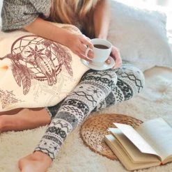 INDIENS D'AMéRIQUE Plaid En Polaire Thème Indien Beige 130 X 170 Cm -Plaid et couverture Soldes 62014756 2