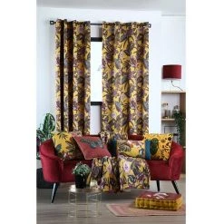LOVELY CASA Plaid 130x160 Cm Curiosity - Jaune -Plaid et couverture Soldes 62531102 3