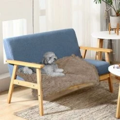 Yoouyida Couverture En Molleton Pour Animaux De Compagnie De Qualité Supérieure, Jeté De Couverture Pour Chien Et Chat, Tapis De Sommeil Double Couche Lavable Pour Lit De Chien, Canapé, Canapé, Voiture S: 56*35cm Beige -Plaid et couverture Soldes 63587890 3