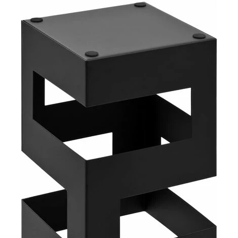 SUPERMARKET Porte-parapluie Tetris Acier Noir 6 SUPERMARKET Porte-parapluie Tetris Acier Noir – Image 4