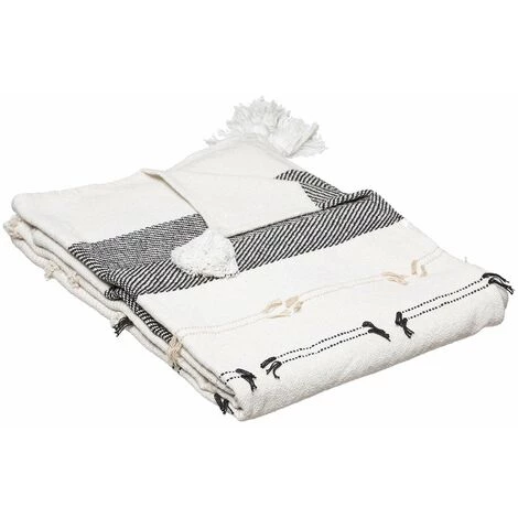 ATMOSPHERA, CRÉATEUR D'INTÉRIEUR Jeté De Lit Corde 130x180 Cm Tropi - Blanc 3 ATMOSPHERA, CRÉATEUR D'INTÉRIEUR Jeté De Lit Corde 130x180 Cm Tropi - Blanc