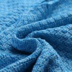 LYCXAMES Tricot Queue De Sirène, Couverture, Doux Et Chaud. Sac De Couchage, Couverture Queues De Sirènes, Cadeau - Light Blue -Plaid et couverture Soldes 63750660 4
