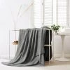 EINFEBEN Couverture Câline Couverture Polaire Couverture Moelleuse Chaude Super Douce 130x170cm - Gris -Plaid et couverture Soldes 63762517 1