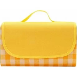 SINCèREETALI Couverture De Pique-nique, Tapis De Plage Moyen 59''x39'' étanche Au Sable Pour 3-4 Personnes, Couvertures De Camping Pliables Surdimensionnées, Lavable En Machine, épaisse Et Douce Pour Le Camping, La Randonnée, Les Voyages, Les Festivals De Musique, Jau