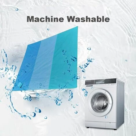 SINCèREETALI Couverture De Plage Basique Confortable, Tapis De Plage Imperméable, Tapis De Pique-nique Sans Sable Pour Plage, Camping, Voyage, Cour, Jardin, Activités De Plein Air 200 X 210 Cm Bleu 6 SINCèREETALI Couverture De Plage Basique Confortable, Tapis De Plage Imperméable, Tapis De Pique-nique Sans Sable Pour Plage, Camping, Voyage, Cour, Jardin, Activités De Plein Air 200 X 210 Cm Bleu – Image 4