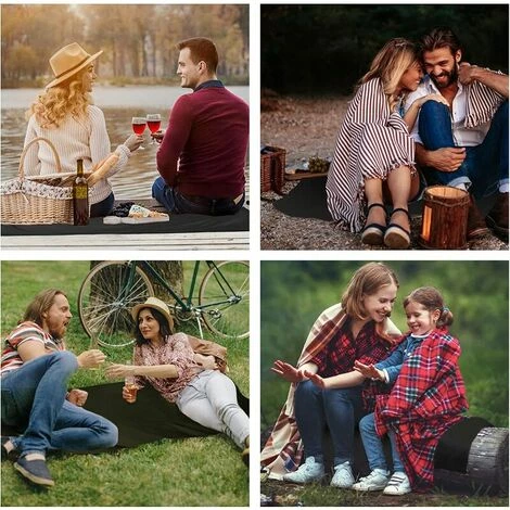 SINCèREETALI Mini Couverture De Pique-nique Couverture De Plage Portable Ultra Légère Tapis De Camping Anti-sable 5 SINCèREETALI Mini Couverture De Pique-nique Couverture De Plage Portable Ultra Légère Tapis De Camping Anti-sable – Image 3