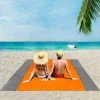 SINCèREETALI Couverture De Plage, 79'' × 79'' Couvertures De Pique-nique Imperméables Et Anti-sable Pour 4 à 7 Adultes, Tapis De Plage Léger Surdimensionné, Tapis De Pique-nique Portable, Tapis Anti-sable Pour Voyage, Camping, Randonnée, Pliable Avec Sac -Plaid et couverture Soldes 63818494 1