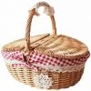 SINCèREETALI Panier De Service Alimentaire Tissé à La Main Avec Couvercle En Maille Pliable, Panier De Pique-Nique Rond/Rectangulaire étanche à La Poussière Et Aux Insectes, Panier De Nourriture Pour Légumes -Plaid et couverture Soldes 63819160 1