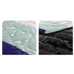 SINCèREETALI Couverture De Pique-nique Imperméable 200 X 200 Cm Couverture De Camping Lavable En Plein Air Couverture De Plage Isolation Thermique Et Tapis De Pique-nique Anti-sable, Avec Poignée Couverture De Camping, Utilisée Pour Pique-nique, Randonnée, Camping, Vo -Plaid et couverture Soldes 63821100 3