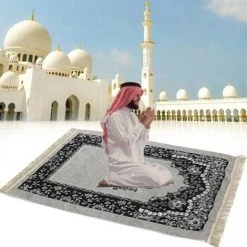 MALLOMNE Couverture Portable Culte Couverture Mosqu��e Genouill��re Couverture Portable Blanke