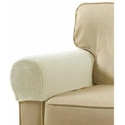 DECKON Couvertures D'Accoudoir De Canapé Souple Couvre Accoudoirs Elastique Housse De Canapé Antidérapant Housse De Bras De Fauteuil Protection - White 8 DECKON Couvertures D'Accoudoir De Canapé Souple Couvre Accoudoirs Elastique Housse De Canapé Antidérapant Housse De Bras De Fauteuil Protection - White -Plaid et couverture Soldes 64078017 2