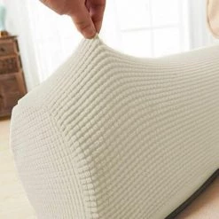 DECKON Couvertures D'Accoudoir De Canapé Souple Couvre Accoudoirs Elastique Housse De Canapé Antidérapant Housse De Bras De Fauteuil Protection - White 10 DECKON Couvertures D'Accoudoir De Canapé Souple Couvre Accoudoirs Elastique Housse De Canapé Antidérapant Housse De Bras De Fauteuil Protection - White -Plaid et couverture Soldes 64078017 4