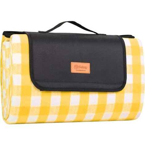 Sekey Couverture Tapis De Pique-Nique De Trois Couches (Polaire, éponge Et PEVA), 200 X 180cm 3 Sekey Couverture Tapis De Pique-Nique De Trois Couches (Polaire, éponge Et PEVA), 200 X 180cm