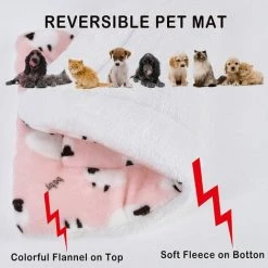 ARC-EN-CIéL Flanelle Douce Et Chaude Couverture Chaude, épaisse Couverture De Chien Tapis De Chat (69*48 CM, Pink), Arcenciél 10 ARC-EN-CIéL Flanelle Douce Et Chaude Couverture Chaude, épaisse Couverture De Chien Tapis De Chat (69*48 CM, Pink), Arcenciél -Plaid et couverture Soldes 64127563 4