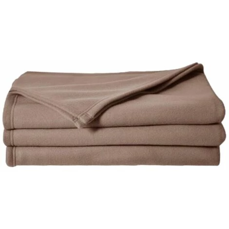 POYET MOTTE Couverture Polaire 210 X 230 Cm Taupe - Taupe 3 POYET MOTTE Couverture Polaire 210 X 230 Cm Taupe - Taupe