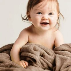 HAZEL Plaid Taupe Fleece Blanket 150X200 Cm - Soft And Warm Bed Blanket Plaid Flannel Sofa Throw -Plaid et couverture Soldes 64197389 4