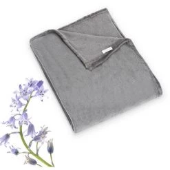 VINGO Couverture Câline, 220x240 Cm Couverture Polaire, Couverture Moelleuse, Chaude, Super Douce - Gris