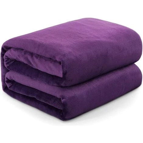 MINKUROW Couverture Câline, Couverture Polaire Moelleuse, Douce Et Chaude Pour Lit, Canapé, Couverture Comme Couverture De Canapé, 130 X 150 Cm Violet 3 MINKUROW Couverture Câline, Couverture Polaire Moelleuse, Douce Et Chaude Pour Lit, Canapé, Couverture Comme Couverture De Canapé, 130 X 150 Cm Violet