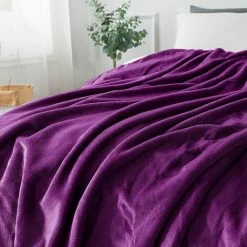 MINKUROW Couverture Câline, Couverture Polaire Moelleuse, Douce Et Chaude Pour Lit, Canapé, Couverture Comme Couverture De Canapé, 130 X 150 Cm Violet 11 MINKUROW Couverture Câline, Couverture Polaire Moelleuse, Douce Et Chaude Pour Lit, Canapé, Couverture Comme Couverture De Canapé, 130 X 150 Cm Violet -Plaid et couverture Soldes 64680730 5