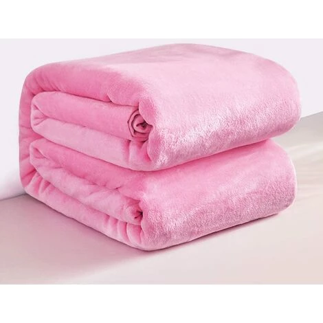 MINKUROW Couverture Câline Couverture Polaire Moelleuse, Douce Et Chaude Pour Canapé-lit, Couverture Comme Couverture De Canapé, Couverture De Salon, 130 X 150 Cm Rose 3 MINKUROW Couverture Câline Couverture Polaire Moelleuse, Douce Et Chaude Pour Canapé-lit, Couverture Comme Couverture De Canapé, Couverture De Salon, 130 X 150 Cm Rose