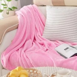 MINKUROW Couverture Câline Couverture Polaire Moelleuse, Douce Et Chaude Pour Canapé-lit, Couverture Comme Couverture De Canapé, Couverture De Salon, 130 X 150 Cm Rose 10 MINKUROW Couverture Câline Couverture Polaire Moelleuse, Douce Et Chaude Pour Canapé-lit, Couverture Comme Couverture De Canapé, Couverture De Salon, 130 X 150 Cm Rose -Plaid et couverture Soldes 64680882 4