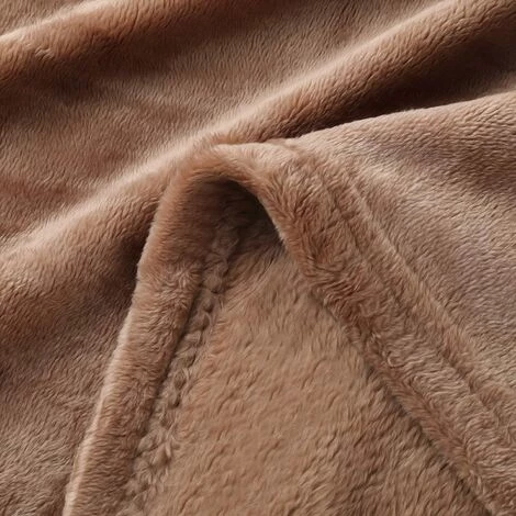 MINKUROW Couverture Câline, Couverture Polaire Moelleuse, Douce Et Chaude Pour Canapé-lit, Couverture Comme Couverture De Canapé, Couverture De Salon, 150 X 200 Cm Beige 6 MINKUROW Couverture Câline, Couverture Polaire Moelleuse, Douce Et Chaude Pour Canapé-lit, Couverture Comme Couverture De Canapé, Couverture De Salon, 150 X 200 Cm Beige – Image 4