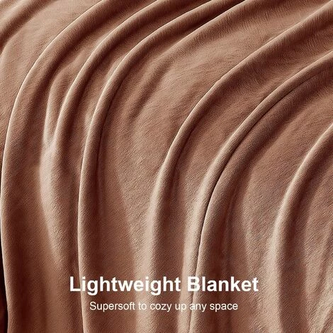 MINKUROW Couverture Câline, Couverture Polaire Moelleuse, Douce Et Chaude Pour Canapé-lit, Couverture Comme Couverture De Canapé, Couverture De Salon, 150 X 200 Cm Beige 7 MINKUROW Couverture Câline, Couverture Polaire Moelleuse, Douce Et Chaude Pour Canapé-lit, Couverture Comme Couverture De Canapé, Couverture De Salon, 150 X 200 Cm Beige – Image 5