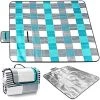 RHAFAYRE Couverture De Pique-nique 200 X 200 Cm, Couverture Pliable Portable Imperméable, Tapis De Plage Extérieur Avec Contrôle Du Sable Avec Poignées Pour Camping, Plage Et Pique-nique -Plaid et couverture Soldes 64849037 1