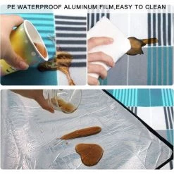 RHAFAYRE Couverture De Pique-nique 200 X 200 Cm, Couverture Pliable Portable Imperméable, Tapis De Plage Extérieur Avec Contrôle Du Sable Avec Poignées Pour Camping, Plage Et Pique-nique 10 RHAFAYRE Couverture De Pique-nique 200 X 200 Cm, Couverture Pliable Portable Imperméable, Tapis De Plage Extérieur Avec Contrôle Du Sable Avec Poignées Pour Camping, Plage Et Pique-nique -Plaid et couverture Soldes 64849037 4