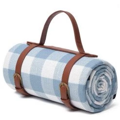 RHAFAYRE Couverture Tapis De Pique-Nique,Tapis De Plage,150 X 200 Cm Couverture Tapis De Pique-Nique Imperméable Résistant à L'humidité Pliable Portable Avec Des Poignées (C)