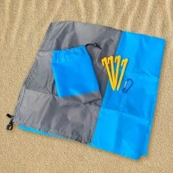 MONLY Tapis De Plage, Couverture Plage Anti Sable, Pique-Nique, Anti-Sable, Pique Niques Imperméable, Pour Plage/Pique-Nique/Camping/Voyage MZDS-HWLYD-1P -Plaid et couverture Soldes 65002928 4