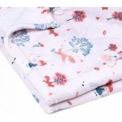 LOVELY CASA Plaid 130x160 Cm Cyrielle Rose - Rose -Plaid et couverture Soldes 65207791 2