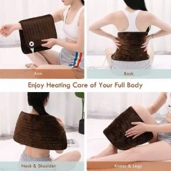 Homfa Coussin Chauffant Pour Le Dos Et La Nuque 30*60 Avec 6 Niveaux De Chauffe, Couverture Chauffante Extra Large, Ultra Douce Avec Arrêt Automatique 9 Homfa Coussin Chauffant Pour Le Dos Et La Nuque 30*60 Avec 6 Niveaux De Chauffe, Couverture Chauffante Extra Large, Ultra Douce Avec Arrêt Automatique -Plaid et couverture Soldes 65297119 3