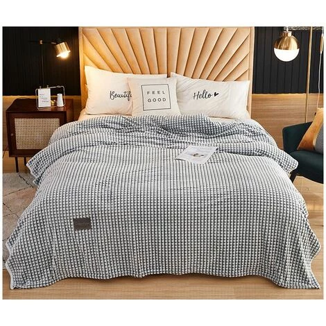 L'FLANEUR Couvertures Et Plaids Plaid Couverture ,Couverture En épaisse Douce Et Confortable, Peut être Utilisée Comme Draps De Lit, Couverture Bébé (Marine, 100120cm) ANEUR 3 L'FLANEUR Couvertures Et Plaids Plaid Couverture ,Couverture En épaisse Douce Et Confortable, Peut être Utilisée Comme Draps De Lit, Couverture Bébé (Marine, 100120cm) ANEUR