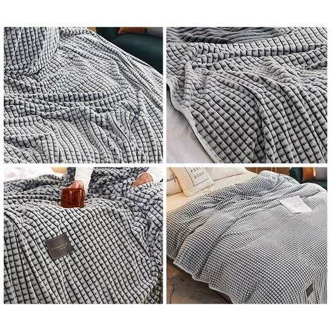 L'FLANEUR Couvertures Et Plaids Plaid Couverture ,Couverture En épaisse Douce Et Confortable, Peut être Utilisée Comme Draps De Lit, Couverture Bébé (Marine, 100120cm) ANEUR 4 L'FLANEUR Couvertures Et Plaids Plaid Couverture ,Couverture En épaisse Douce Et Confortable, Peut être Utilisée Comme Draps De Lit, Couverture Bébé (Marine, 100120cm) ANEUR – Image 2