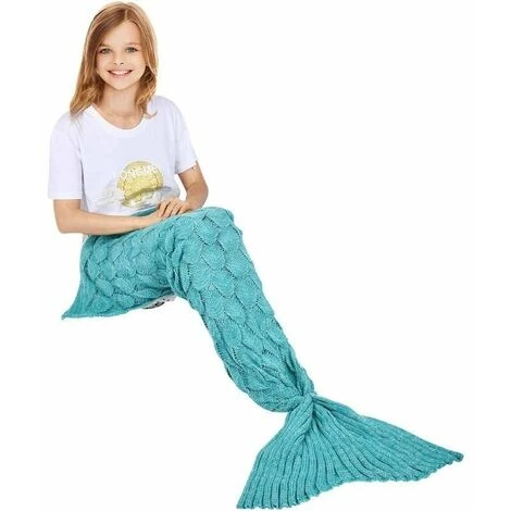 Couverture De Queue De Sirène Mettable, Toutes Les Saisons Chaude Couverture De Lit Canapé Couette Salon Sac De Couchage Pour Enfants, écailles De Poisson, 140 X 60 Cm - Vert Menthe S'arêern 3 Couverture De Queue De Sirène Mettable, Toutes Les Saisons Chaude Couverture De Lit Canapé Couette Salon Sac De Couchage Pour Enfants, écailles De Poisson, 140 X 60 Cm - Vert Menthe S'arêern