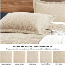 BDD Ensembles De Couette Queen Beige Avec Motif De Pièce De Monnaie, Housse De Couette Douce Et Légère, Couvre-lit, Décor De Lit, Ensembles De Couvre-lit Pour Toutes Les Saisons 11 BDD Ensembles De Couette Queen Beige Avec Motif De Pièce De Monnaie, Housse De Couette Douce Et Légère, Couvre-lit, Décor De Lit, Ensembles De Couvre-lit Pour Toutes Les Saisons -Plaid et couverture Soldes 65377684 5