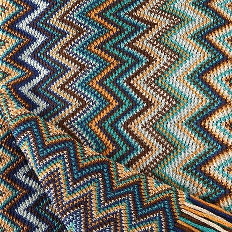 OSQI Couvre-lit Tribal Couverture De Canapé à Carreaux De Grande Taille Bleu Décoratif Bohème Coloré, 130 * 200CM 6 OSQI Couvre-lit Tribal Couverture De Canapé à Carreaux De Grande Taille Bleu Décoratif Bohème Coloré, 130 * 200CM – Image 4