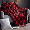 OSQI Couverture Polaire Avec Franges à Pompons, Plaid En Flanelle à Carreaux Buffalo Rouge Et Noir Pour Canapé-lit Adapté à Toutes Les Saisons (130x150cm) 2 OSQI Couverture Polaire Avec Franges à Pompons, Plaid En Flanelle à Carreaux Buffalo Rouge Et Noir Pour Canapé-lit Adapté à Toutes Les Saisons (130x150cm) -Plaid et couverture Soldes 65505613 1
