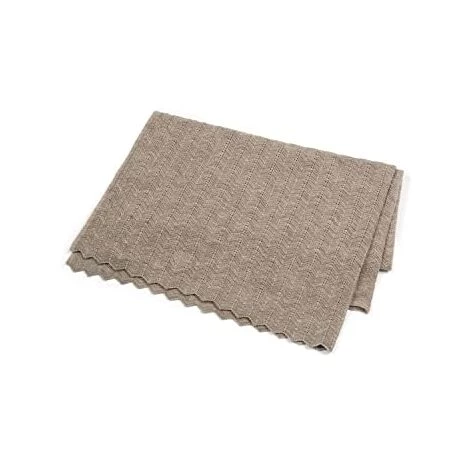 SMALLSTUFF - COUVERTURE POUR BÉBÉ EN LAINE MÉRINOS MOTIF ARÊTES DE POISSON - NATURE 70007-80 3 SMALLSTUFF - COUVERTURE POUR BÉBÉ EN LAINE MÉRINOS MOTIF ARÊTES DE POISSON - NATURE 70007-80