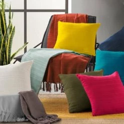 DOUCEUR D'INTŽRIEUR Jeté De Canapé (220 Cm) Lilia Vert D'eau -Plaid et couverture Soldes 65619135 3