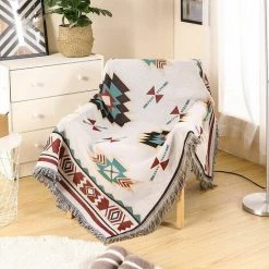 HELLO KITTY BAIN Couverture De Canapé Vintage De Couleur Claire Couverture De Style De Serviette De Canapé Antidérapante Multifonctionnelle 90 X 180 Cm