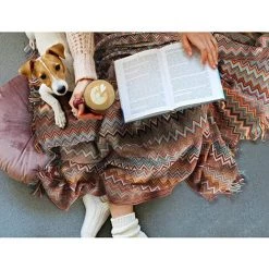 HELLO KITTY BAIN Couverture à Franges Bohème, Couverture De Canapé Tricotée De Salon 130 X 170 Cm (rouge) 9 HELLO KITTY BAIN Couverture à Franges Bohème, Couverture De Canapé Tricotée De Salon 130 X 170 Cm (rouge) -Plaid et couverture Soldes 65624643 4