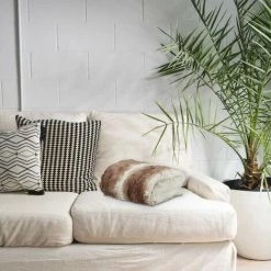 JARDIBRICODECO 4x Plaids Fausse Fourrure En Brun -Plaid et couverture Soldes 65712041 5