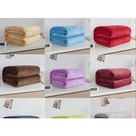 YIDOMDE Plaid En Flanelle Super Douce, En Microfibre De Haute Gualité, Confortable Et Chaude, Convient à Toutes Les Saisons.——Marron 70X100cm 6 YIDOMDE Plaid En Flanelle Super Douce, En Microfibre De Haute Gualité, Confortable Et Chaude, Convient à Toutes Les Saisons.——Marron 70X100cm – Image 4