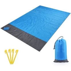 LIFCAUSAL Couverture De Plage Imperméable Extérieur Portable Pique-nique Tapis Camping Tapis De Sol Matelas
