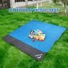 LIFCAUSAL Couverture De Plage Imperméable Extérieur Portable Pique-nique Tapis Camping Tapis De Sol Matelas -Plaid et couverture Soldes 65756337 1