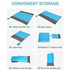 CESIèCLEFOU Couverture De Pique-Nique Tapis De Plage Tapis De Pique-Nique, Couverture De Plage Couverture Picnic Extra Large 200 X 210 Cm, Peut être Utilisé Cour La Plage Le Camping De Plein Air Lefou -Plaid et couverture Soldes 65756459 3